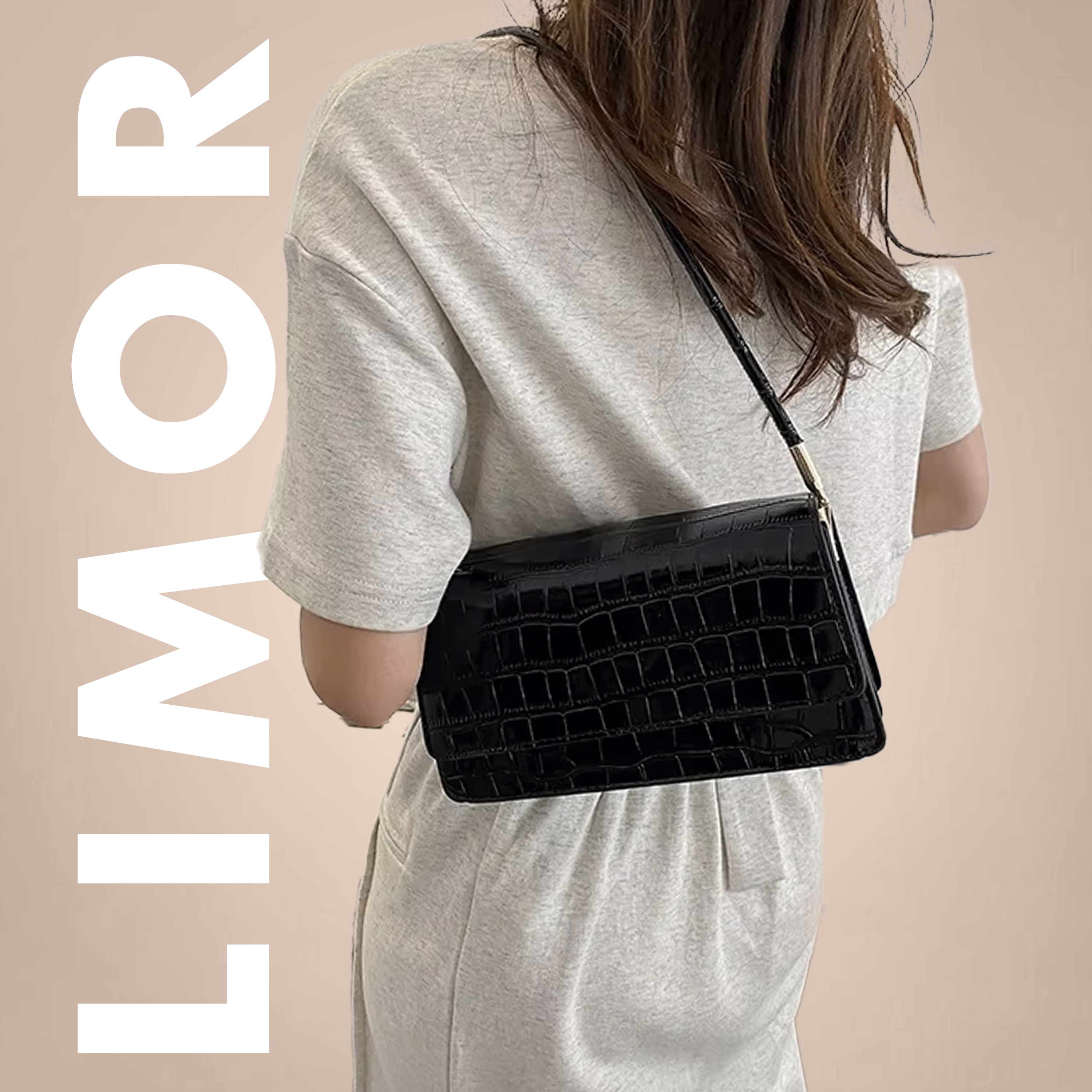 Luxury Crocodile Leather Shoulder Bag – Elegant & Stylish Bag in 8 Colors