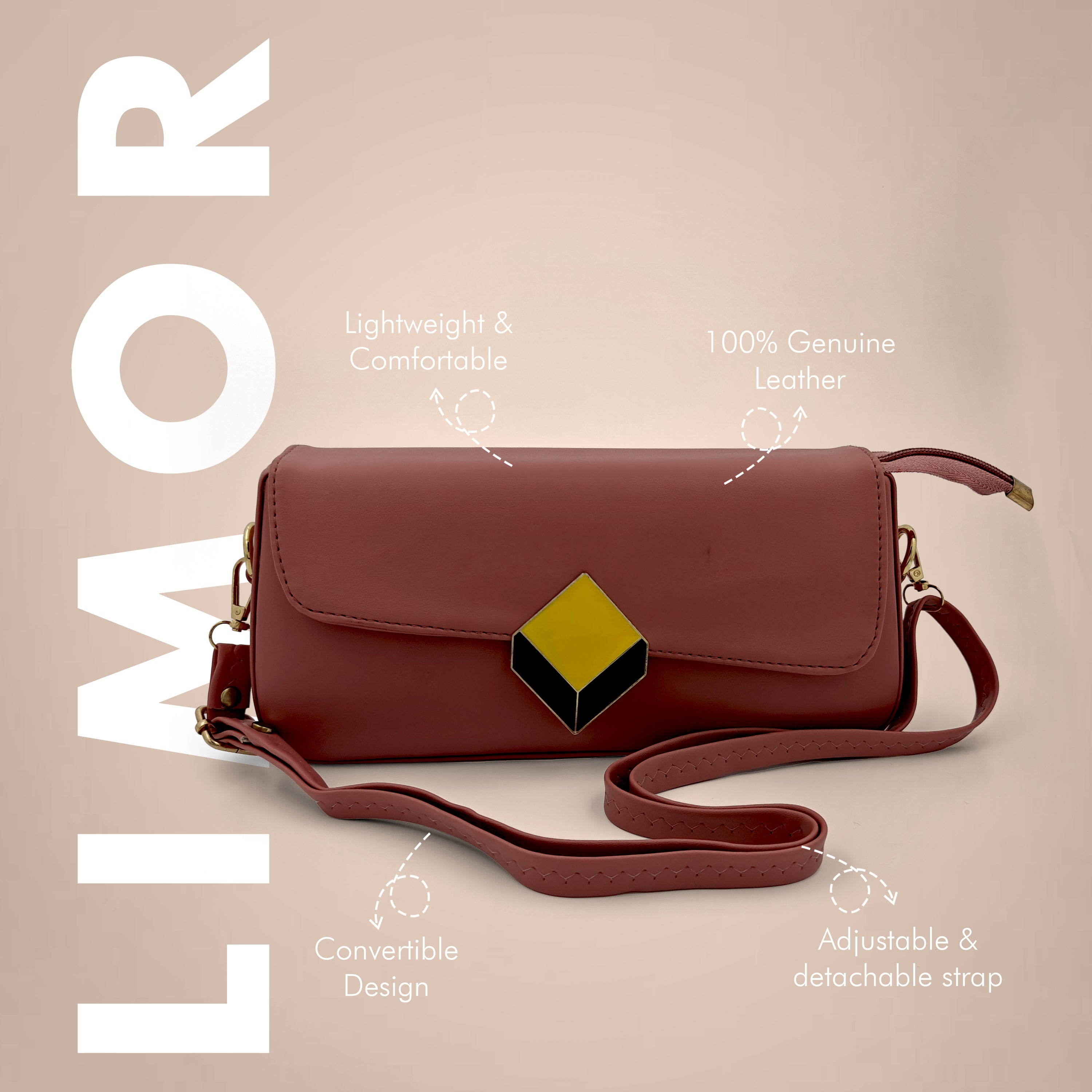 Limor Large Diamond Show Sling Bag