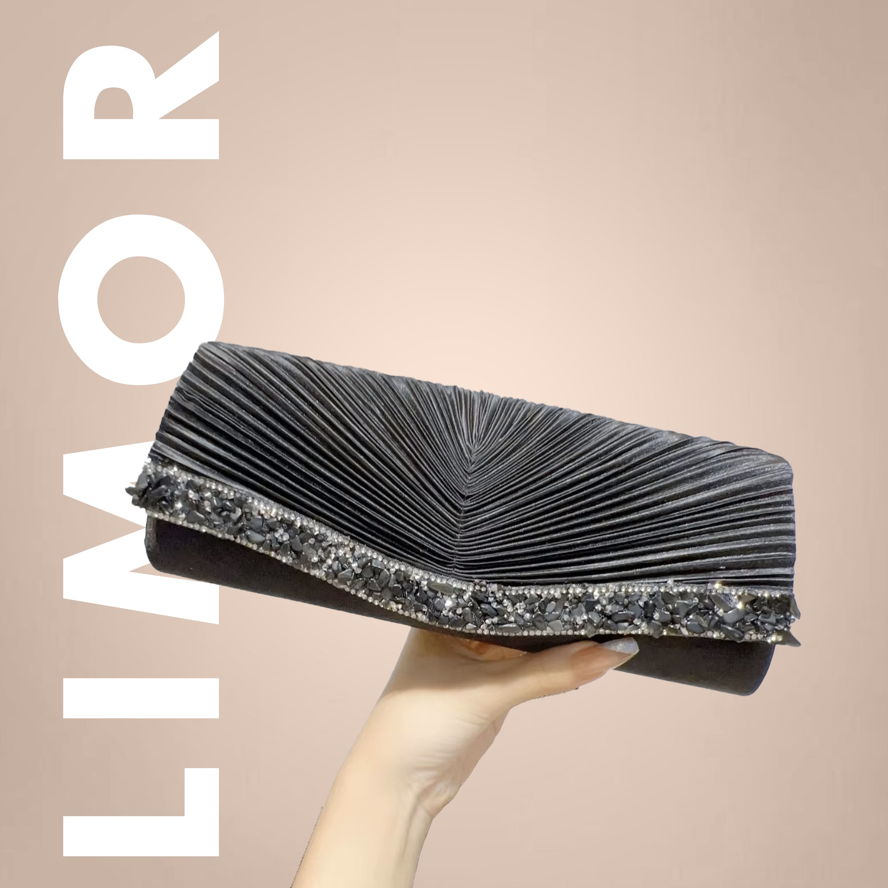 Ladies Luxury Rhinestone Party Clutch Handbag