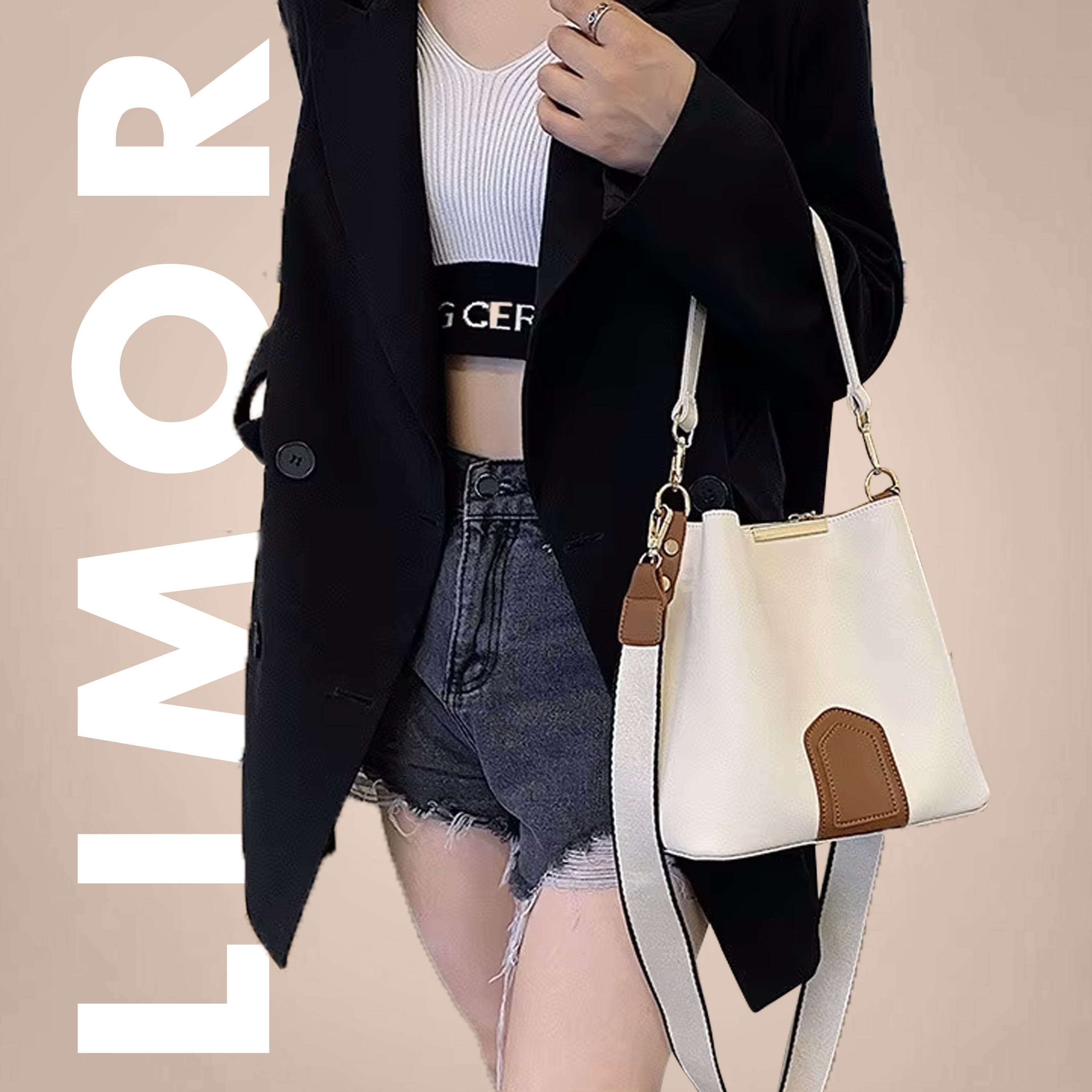 Midnight Bucket Bag – Sleek, Spacious & Stylish
