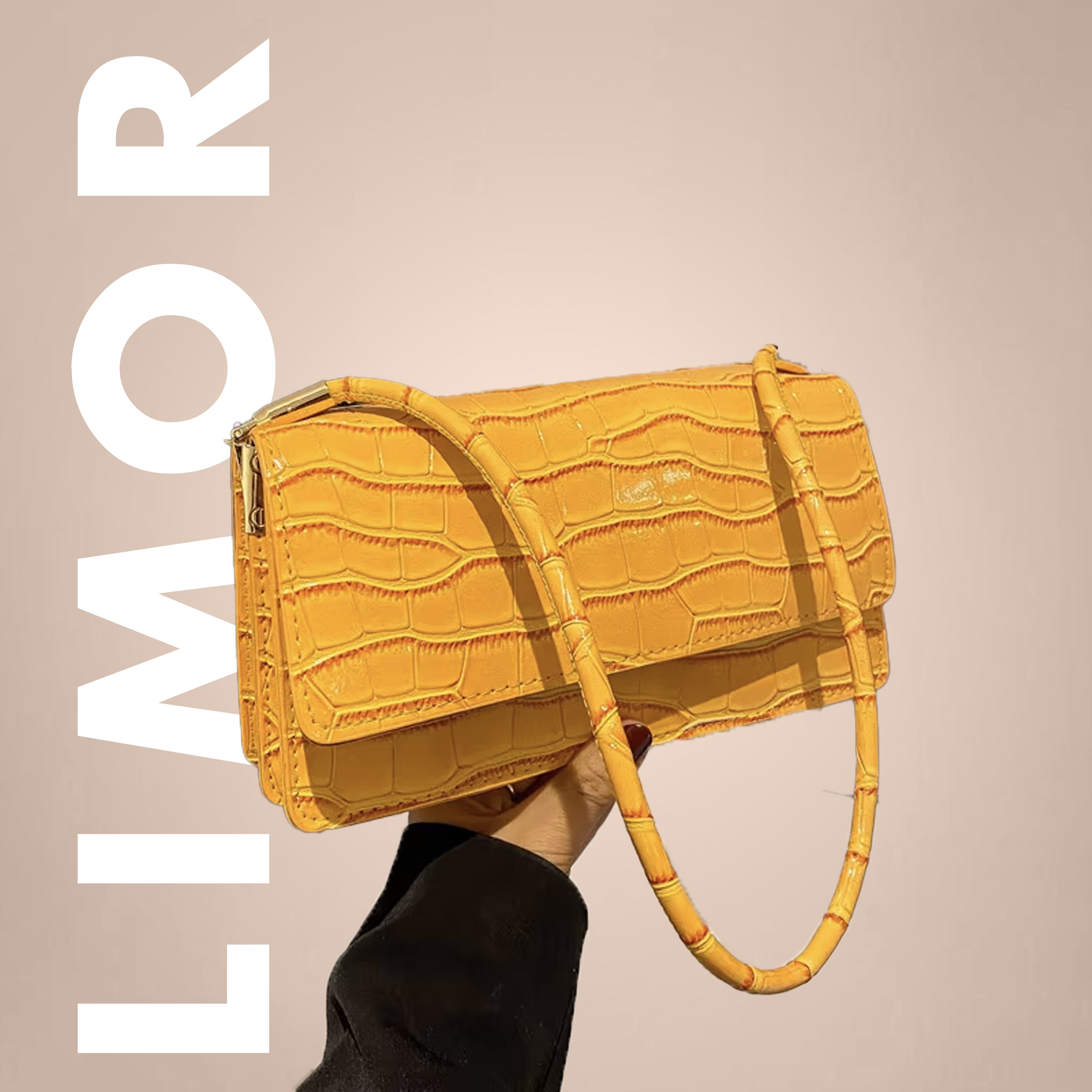 Luxury Crocodile Leather Shoulder Bag – Elegant & Stylish Bag in 8 Colors