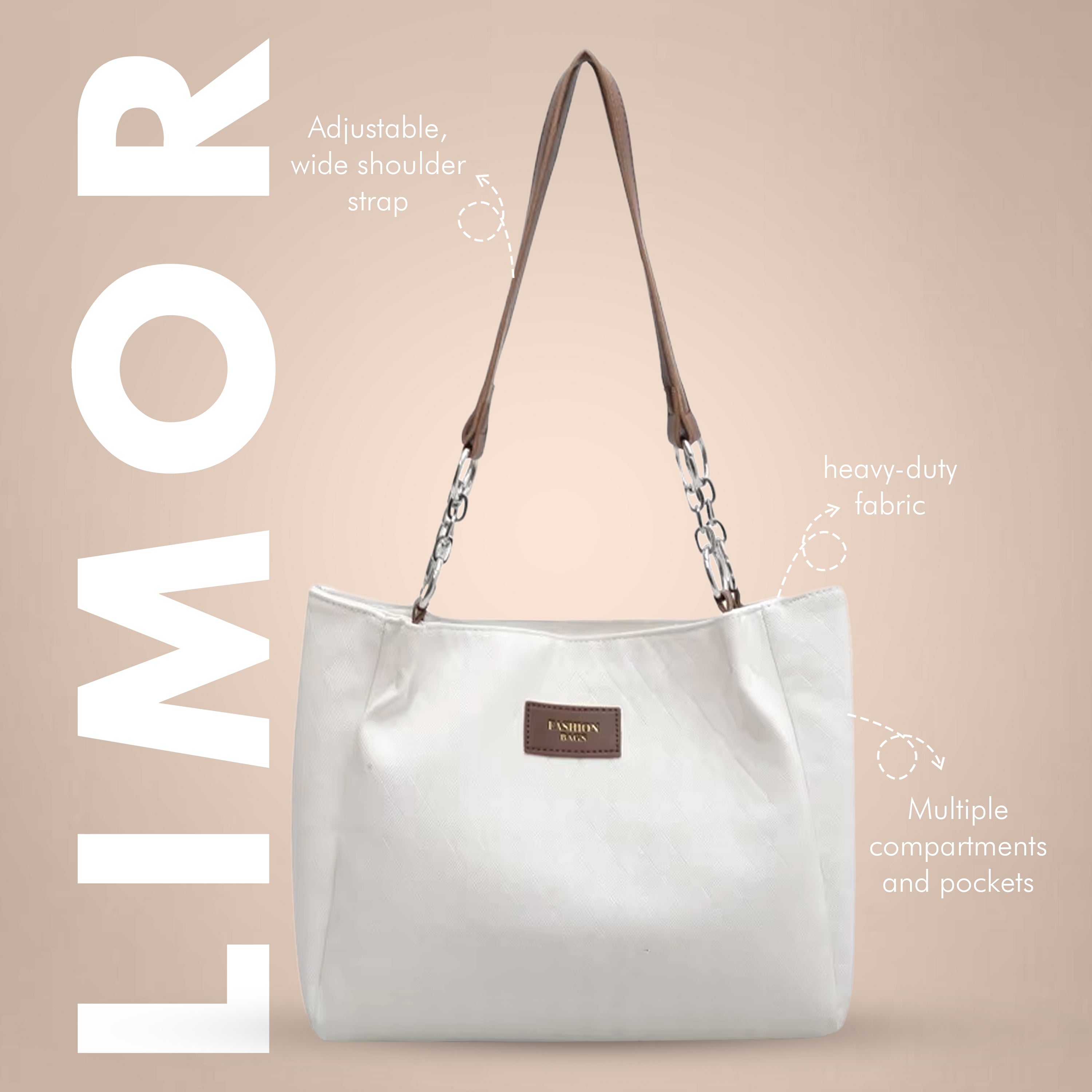 Elegant Minimalist Shoulder Bag – Spacious & Stylish Tote for Women