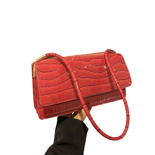 Luxury Crocodile Leather Shoulder Bag