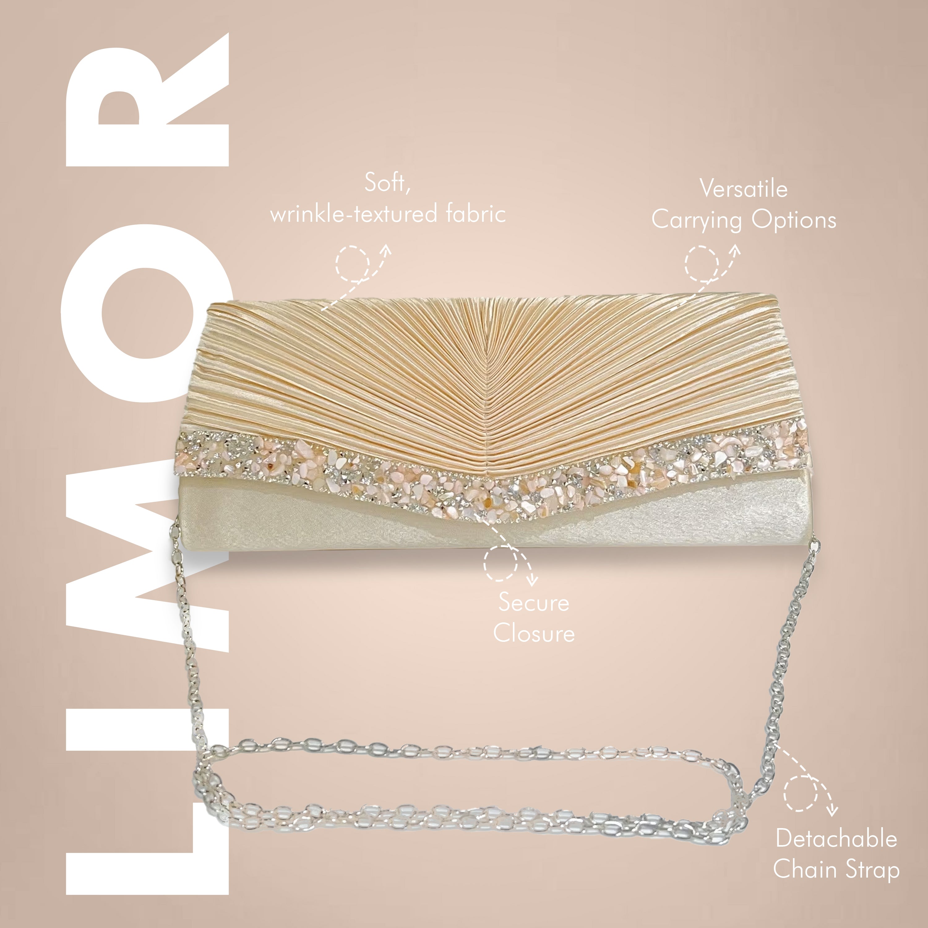 Ladies Luxury Rhinestone Party Clutch Handbag