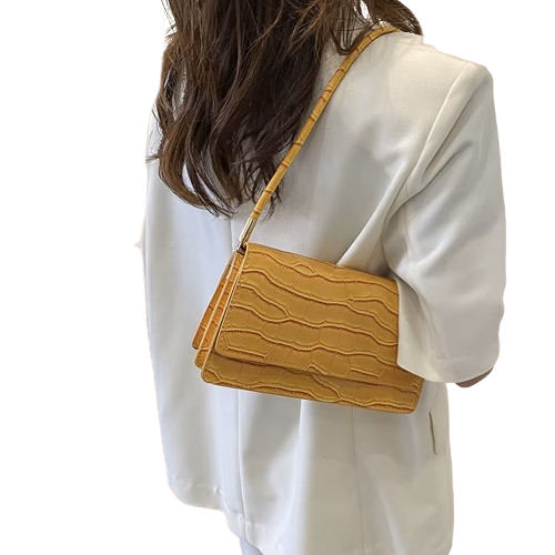 Luxury Crocodile Leather Shoulder Bag