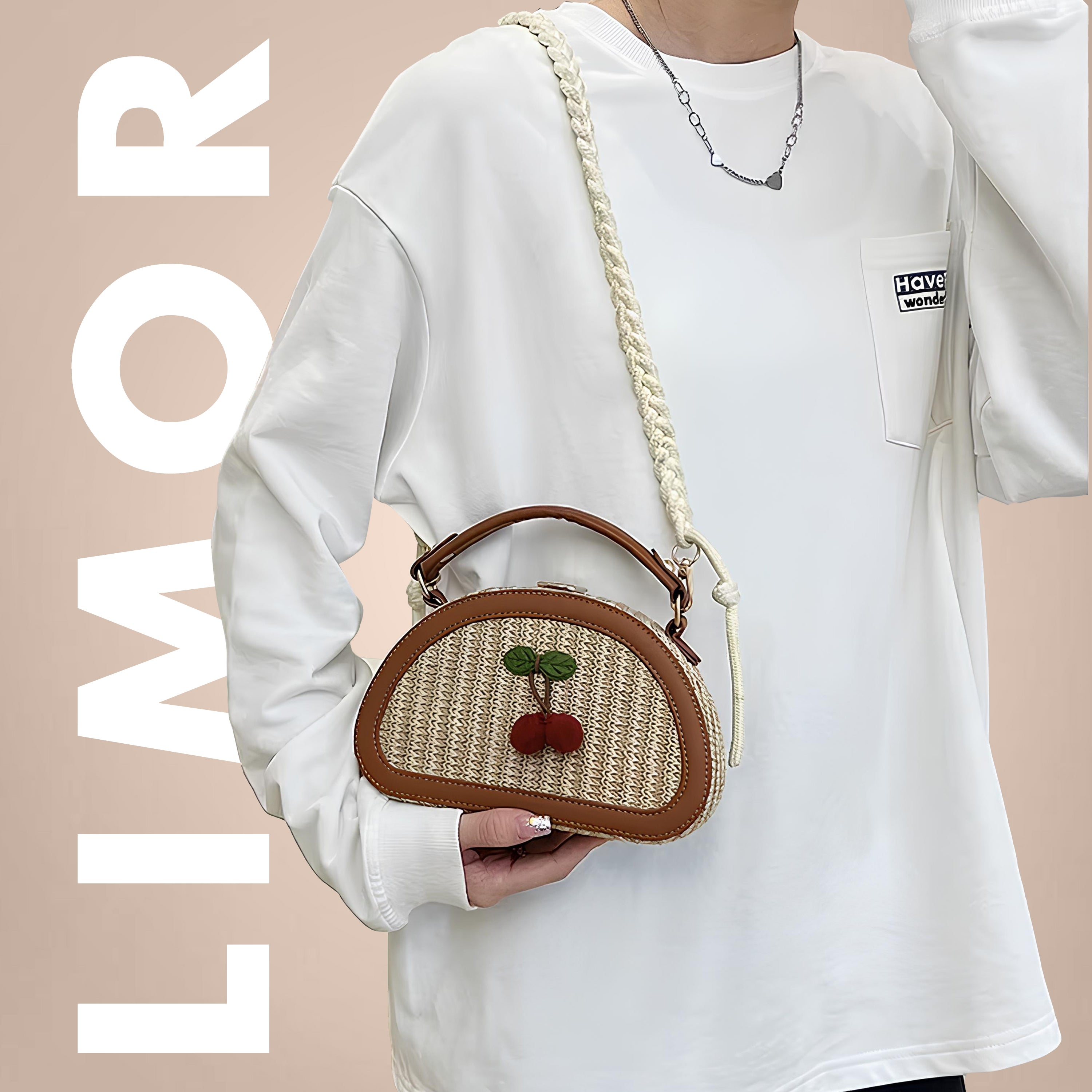Limor Hand Woven Rattan Bag