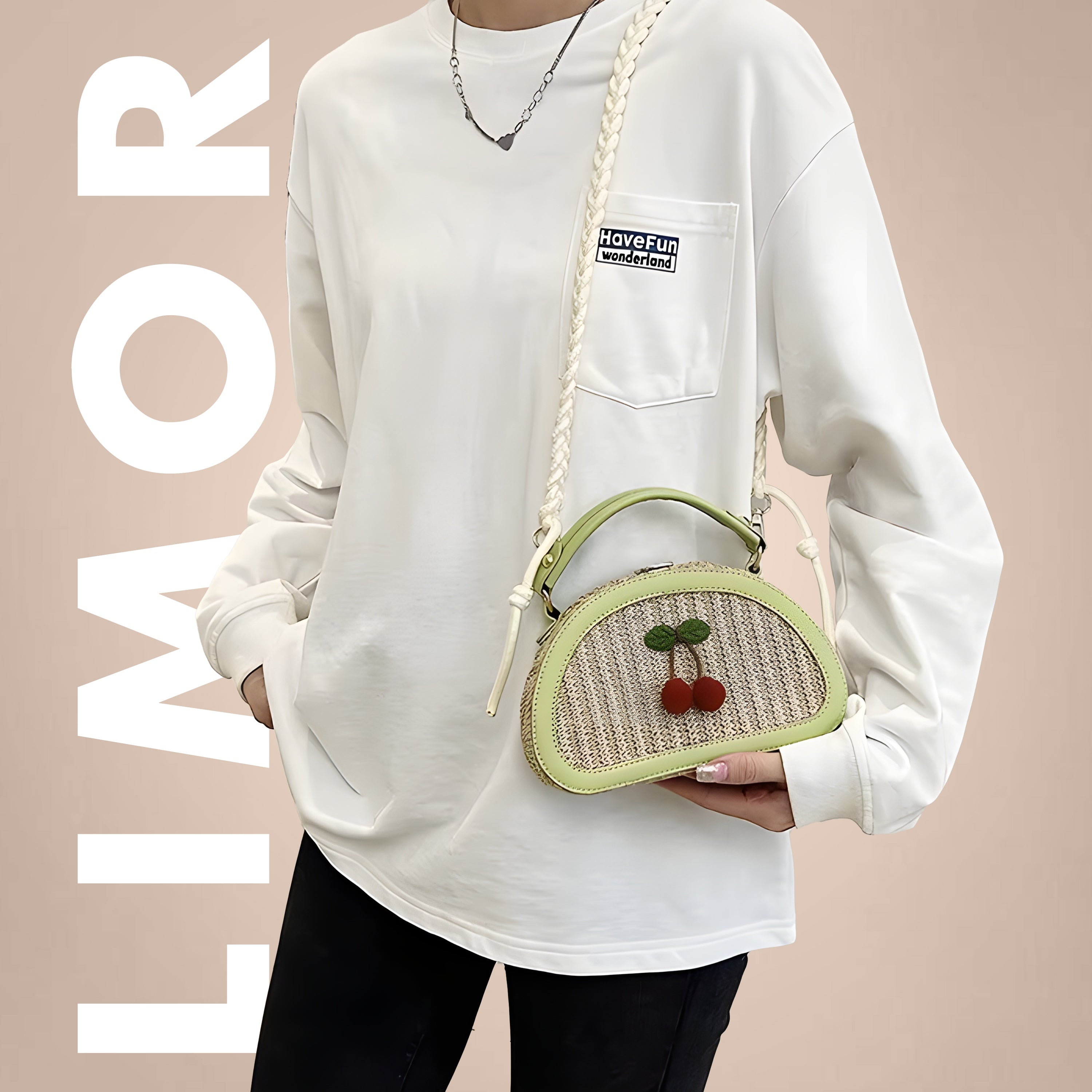 Limor Hand Woven Rattan Bag