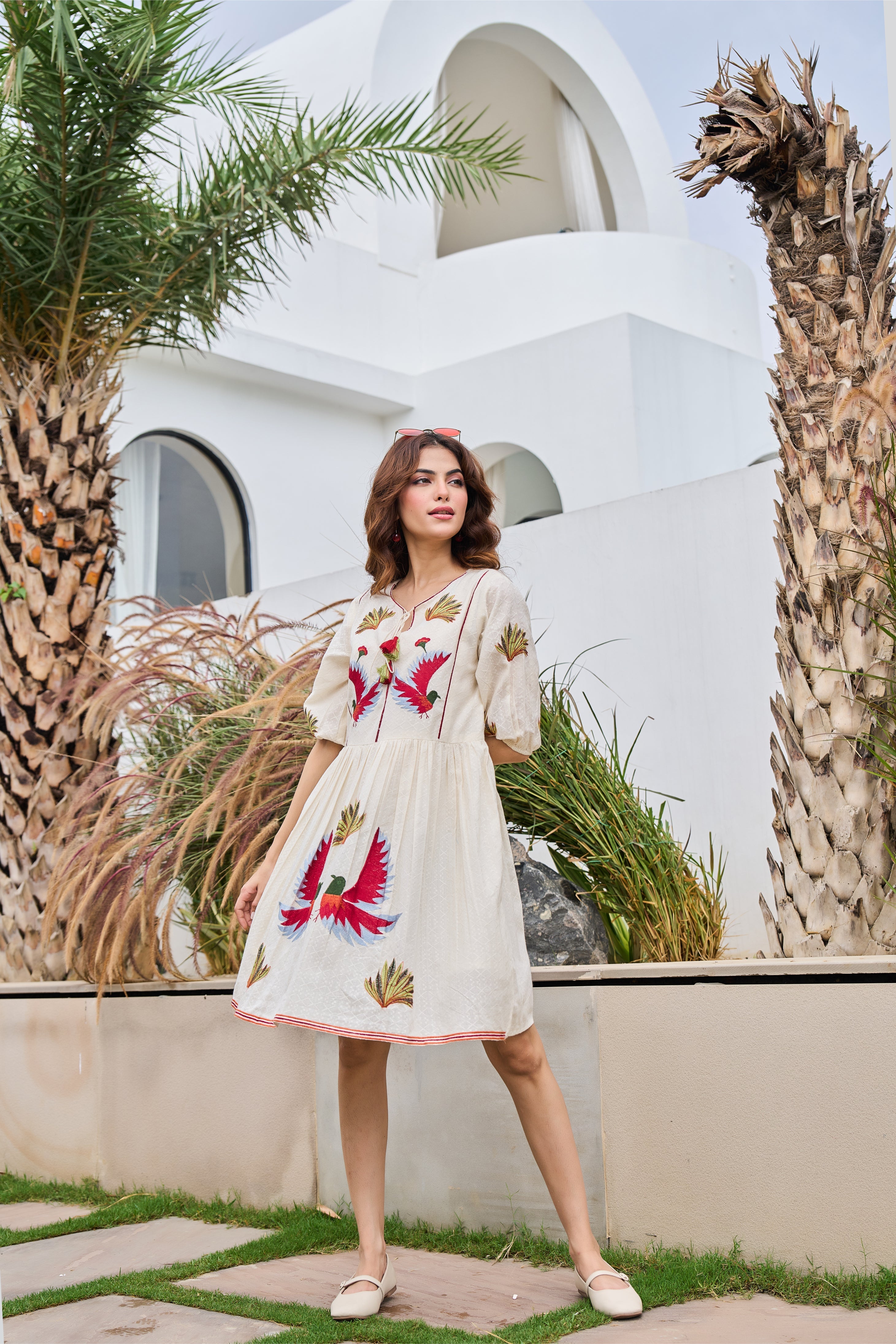 Isabella Designed Printed Cotton Tunic