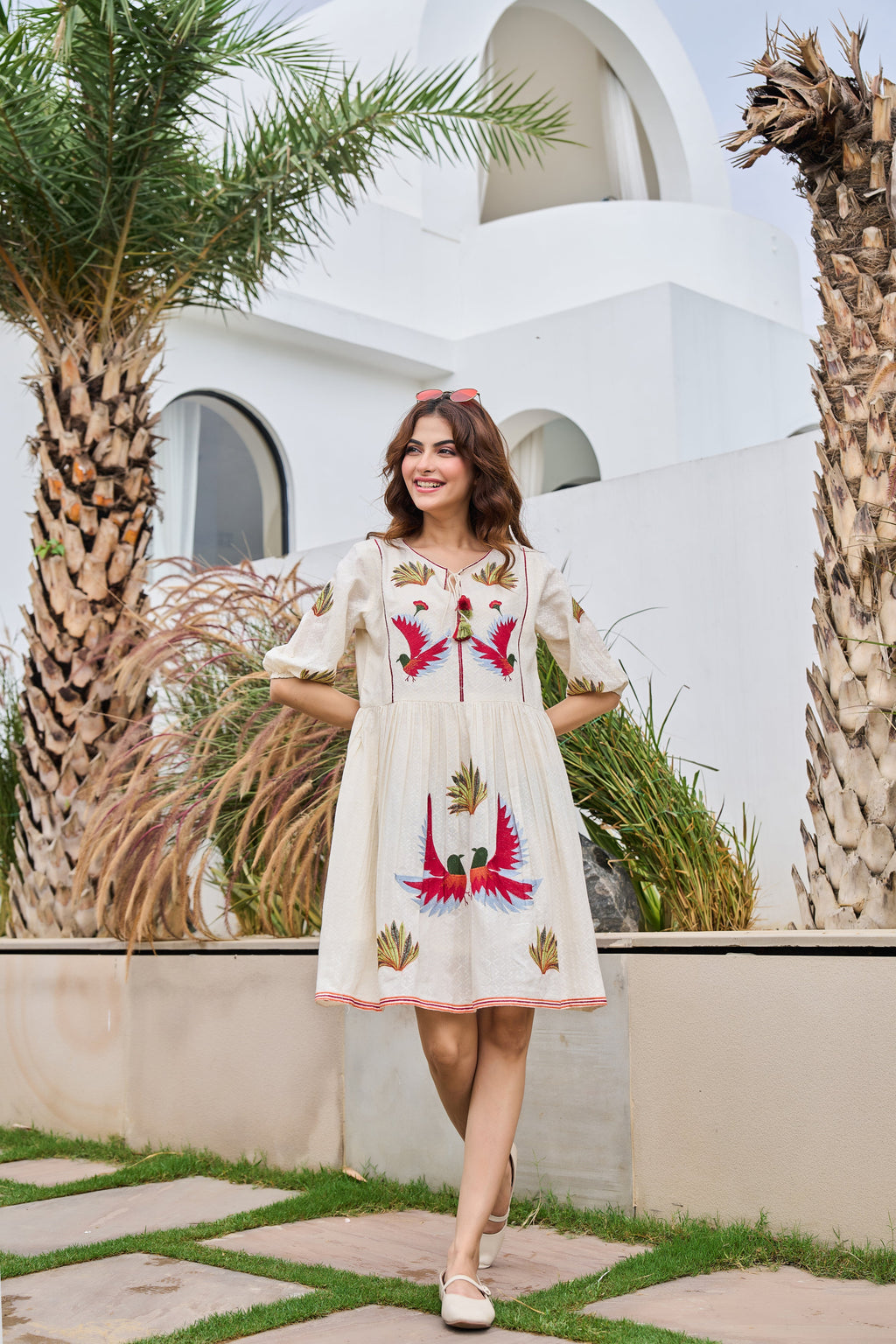 Isabella Designed Printed Cotton Tunic