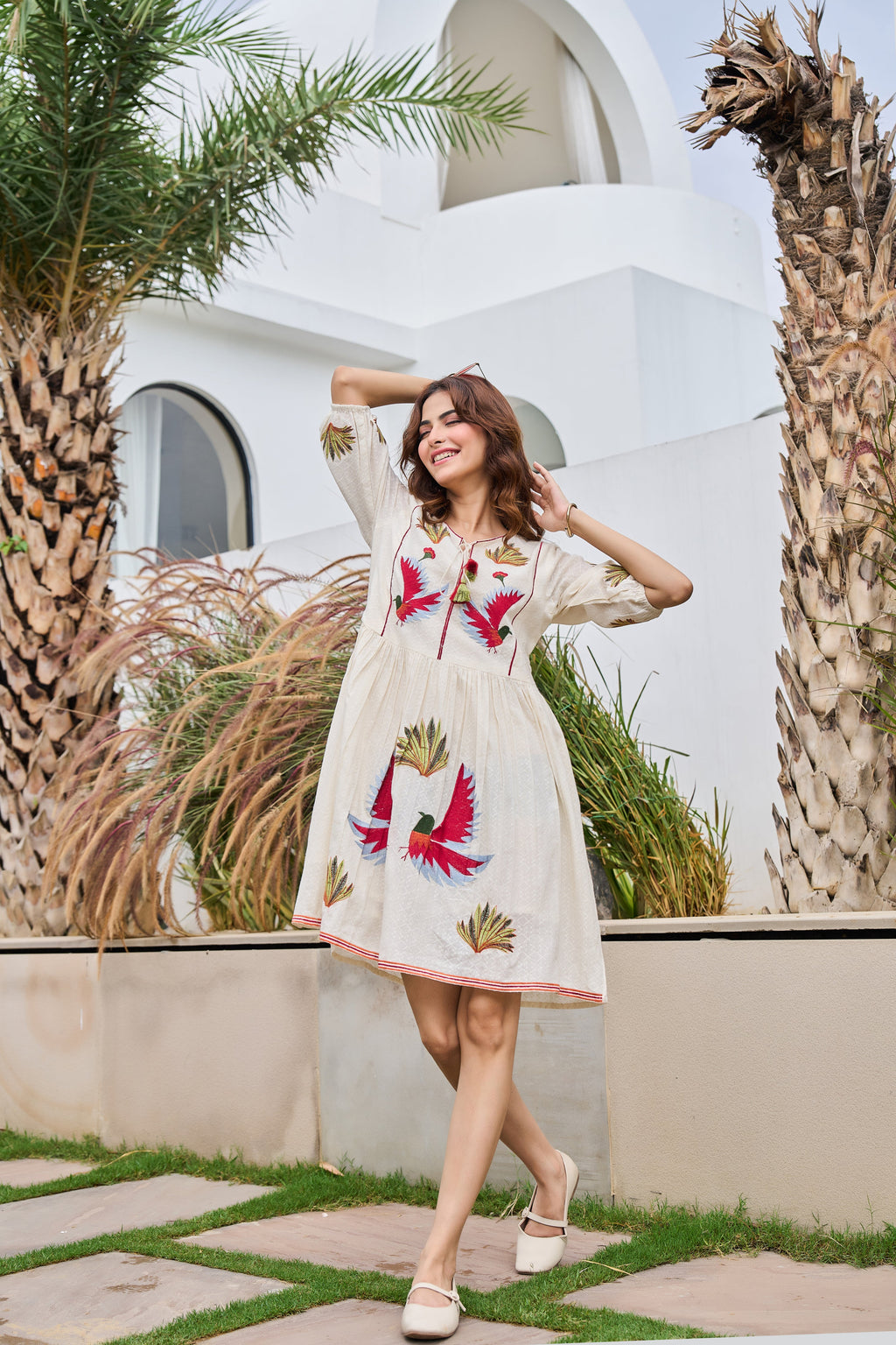 Isabella Designed Printed Cotton Tunic