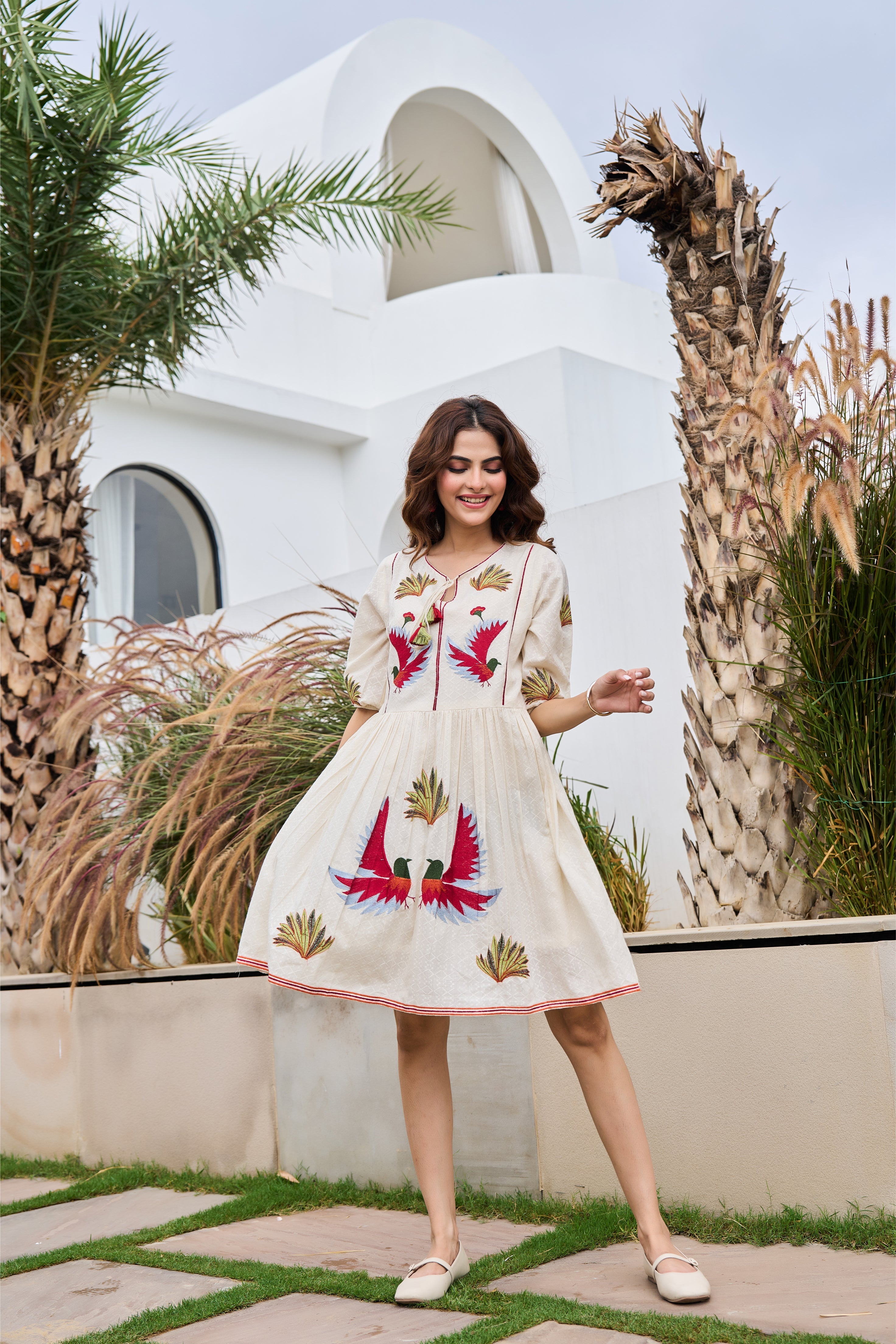 Isabella Designed Printed Cotton Tunic