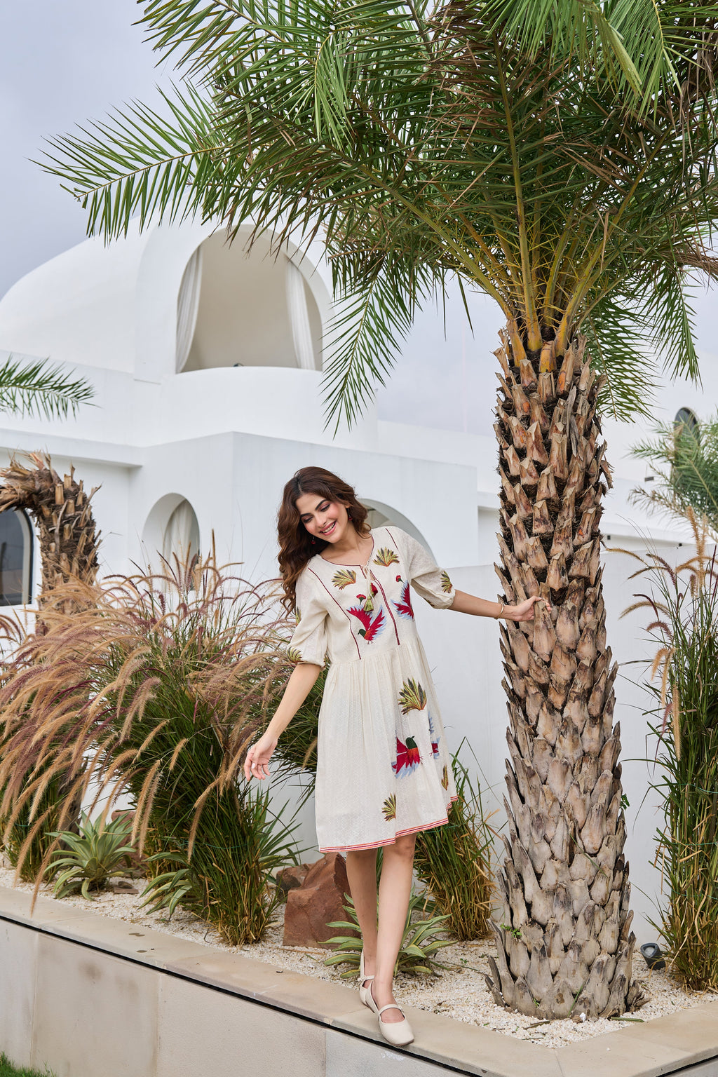 Isabella Designed Printed Cotton Tunic