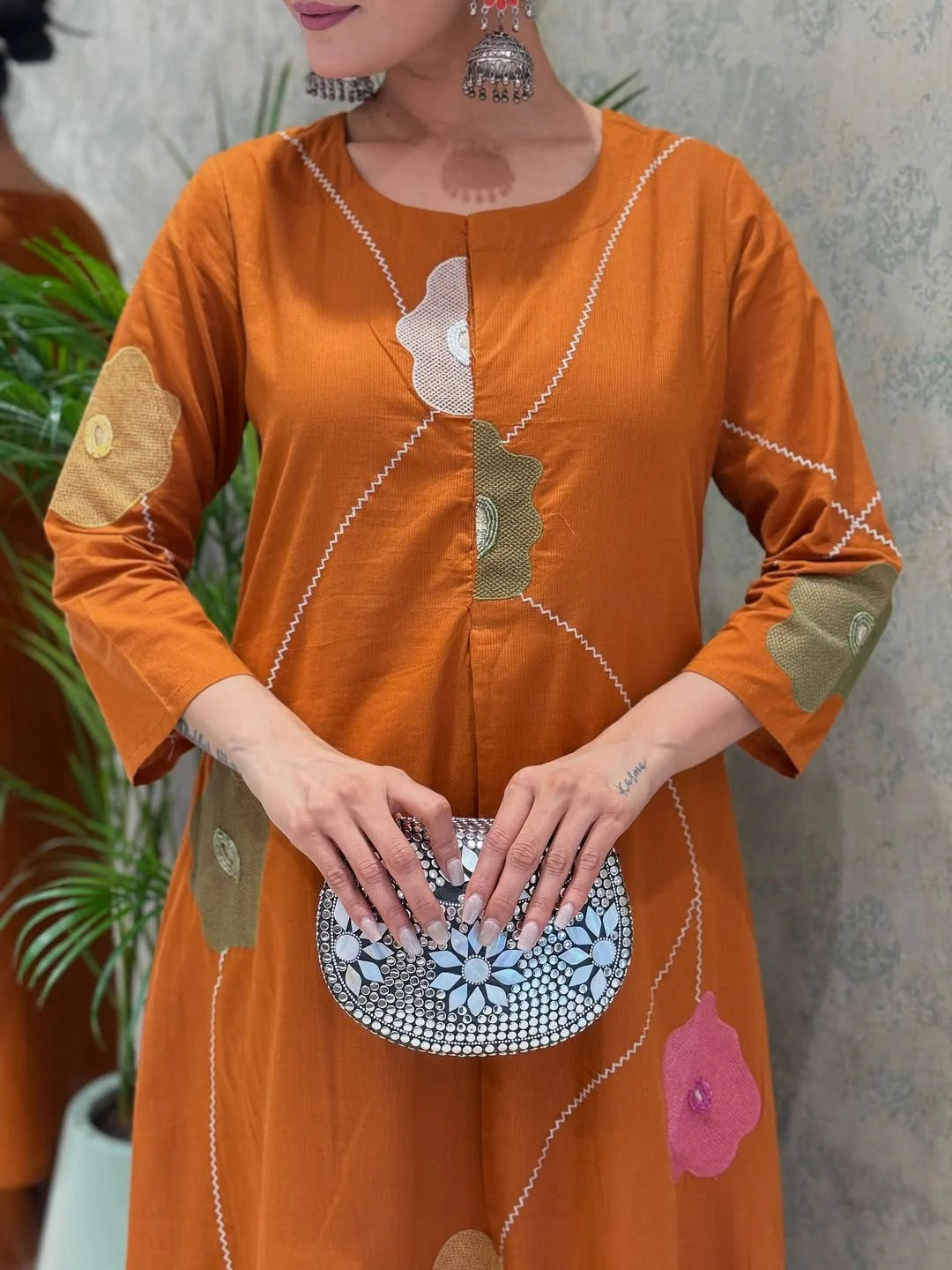 Natalie Embroidered Suit