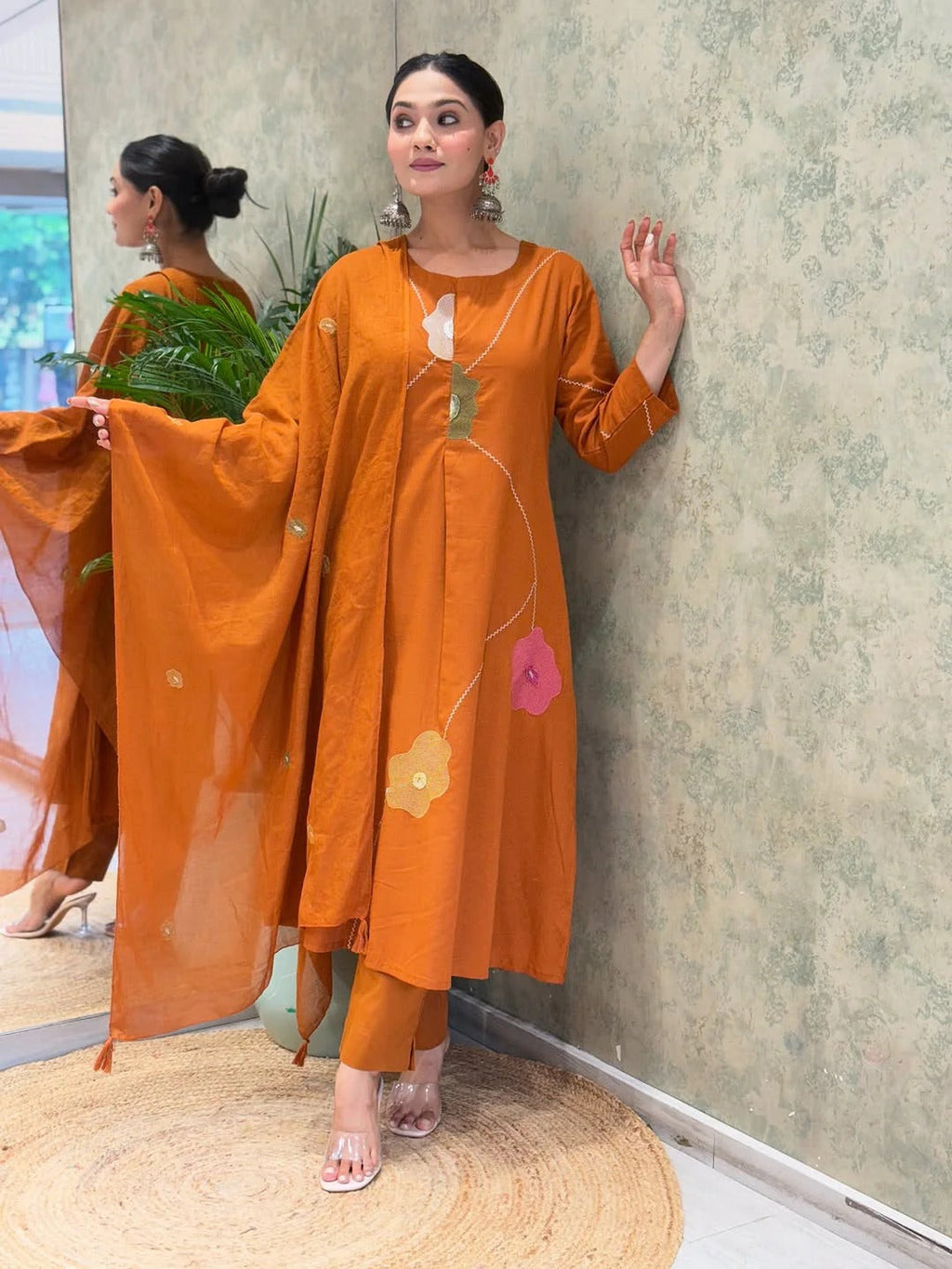 Natalie Embroidered Suit