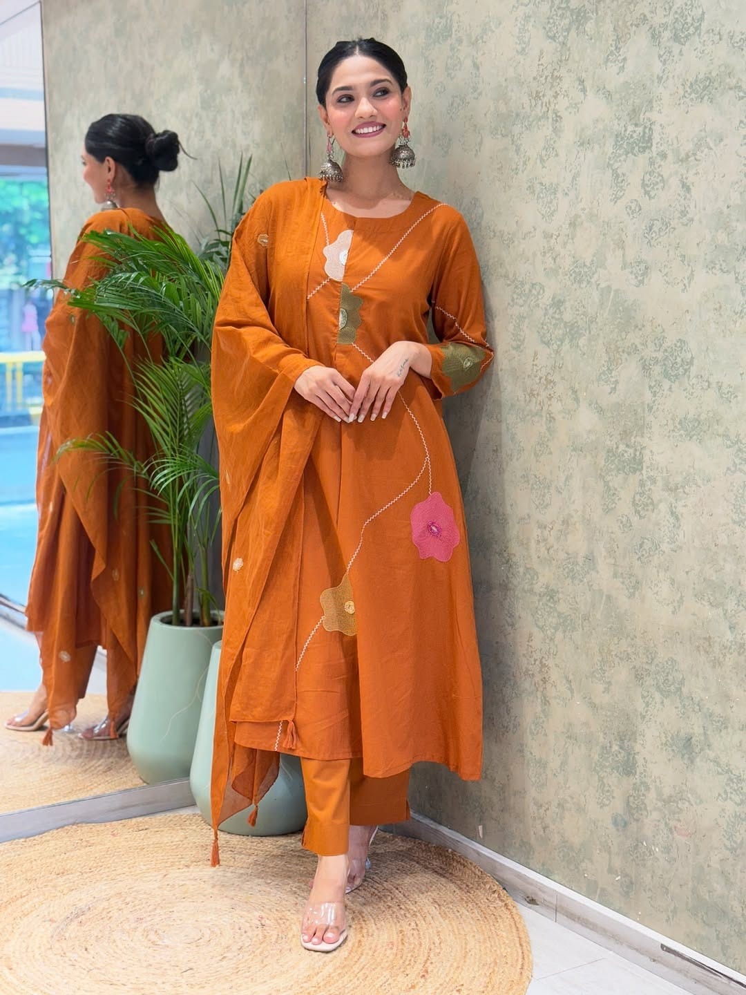 Natalie Embroidered Suit