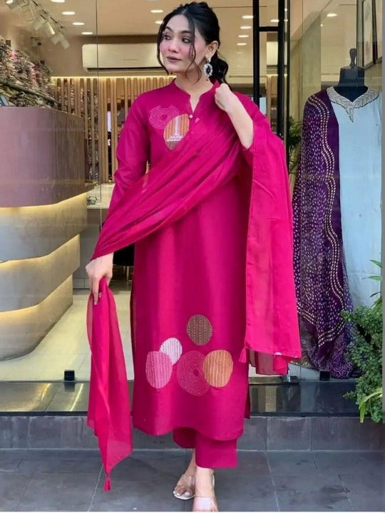 Natalie Embroidered Suit