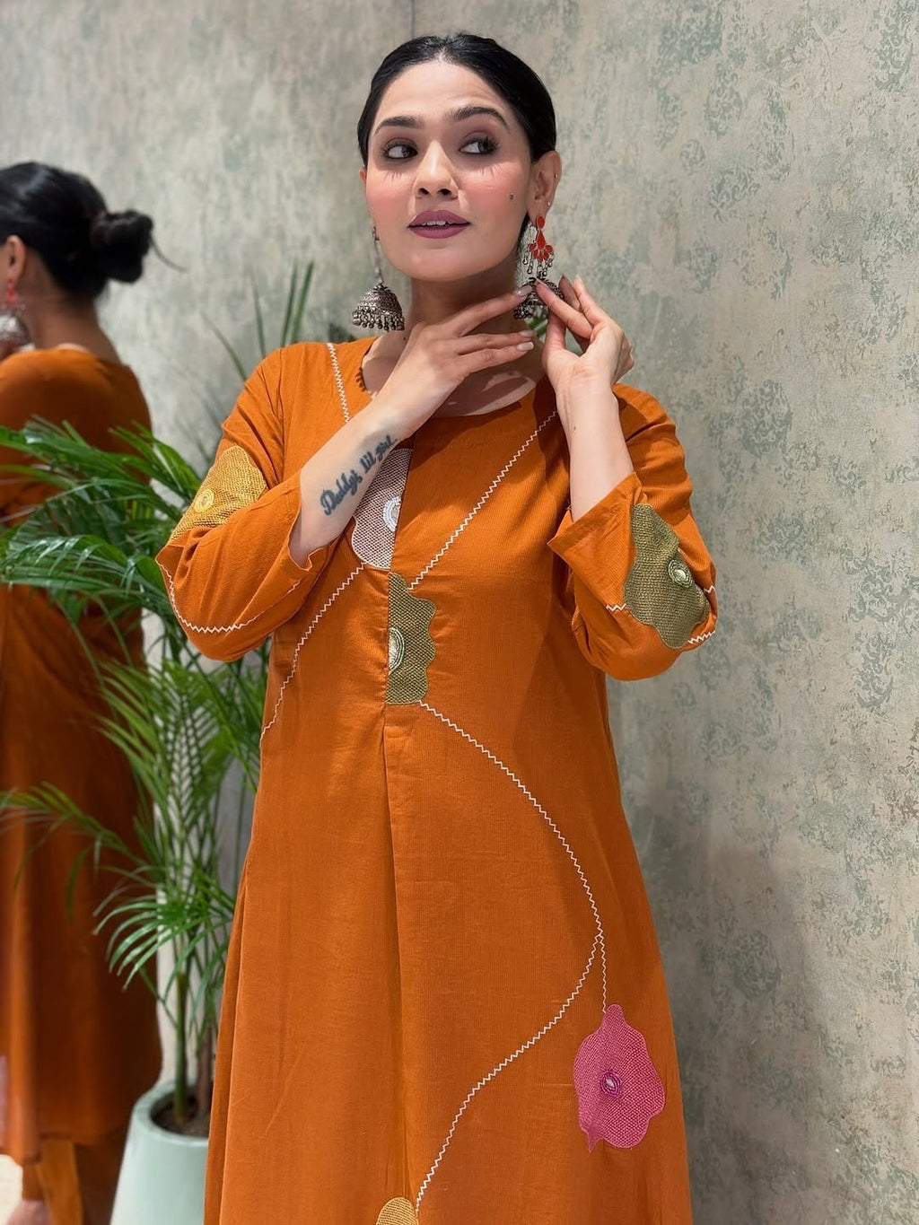 Natalie Embroidered Suit