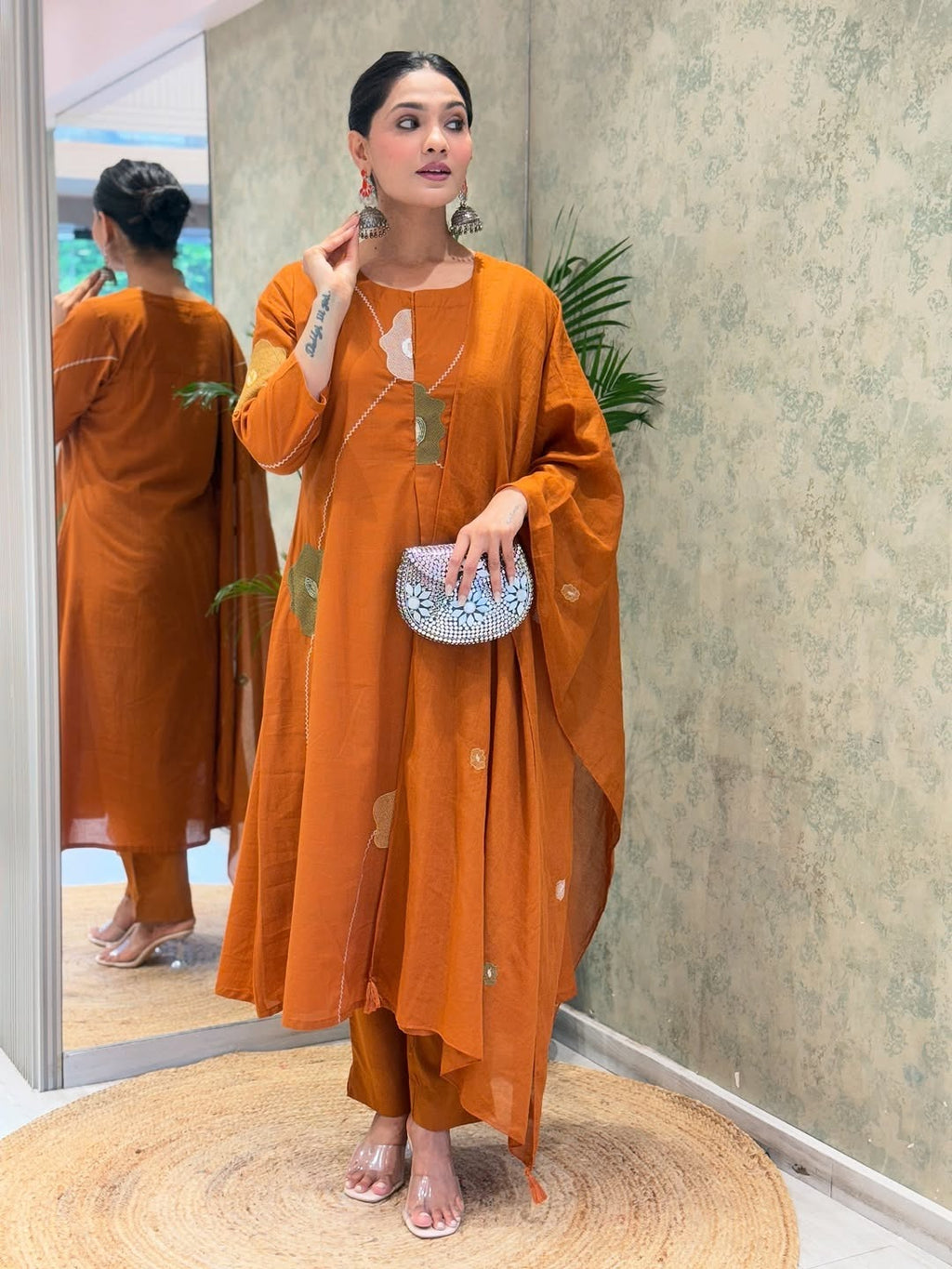 Natalie Embroidered Suit