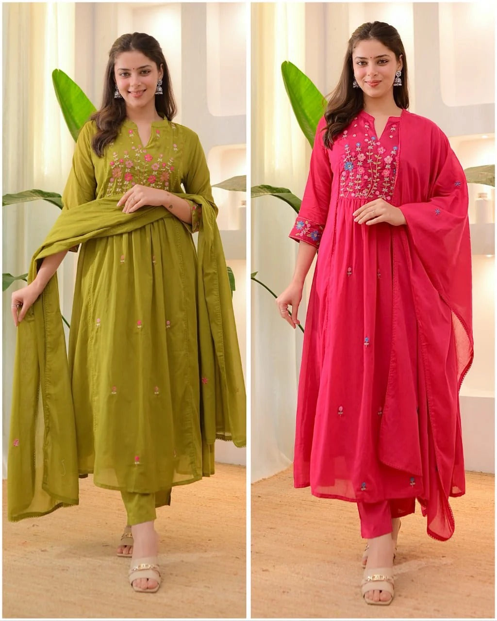 Emilia Embroidered Suit