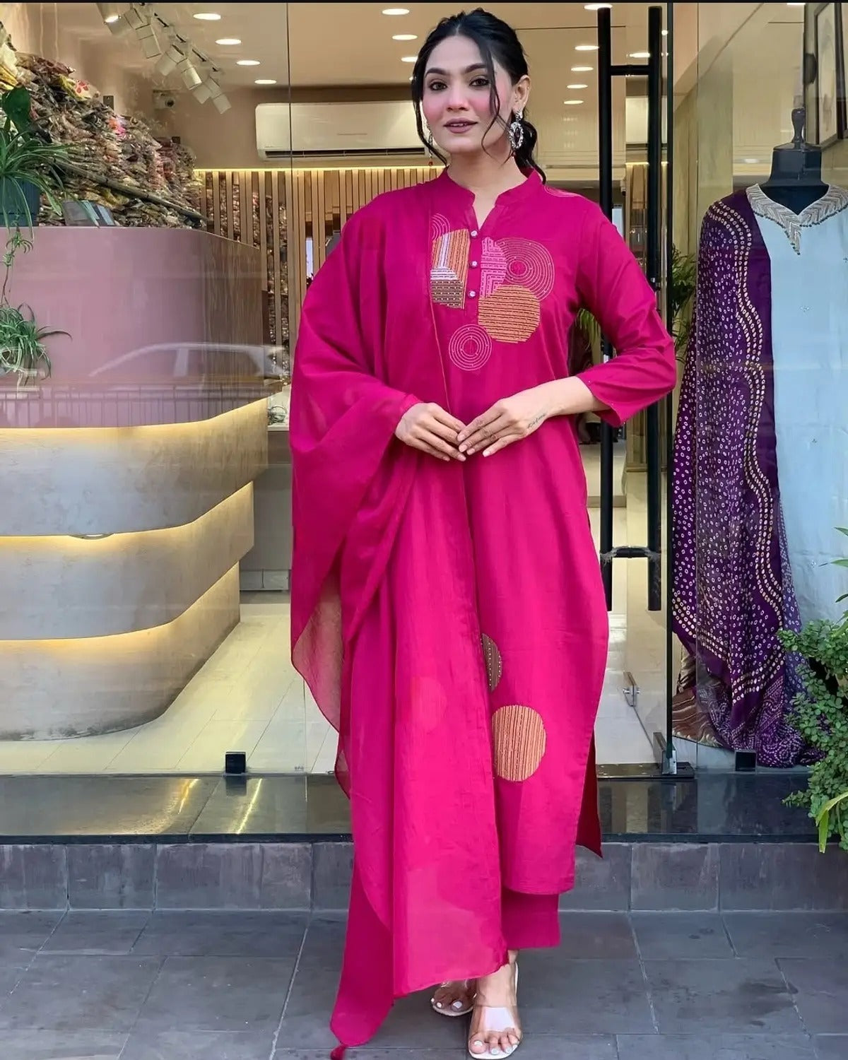 Natalie Embroidered Suit