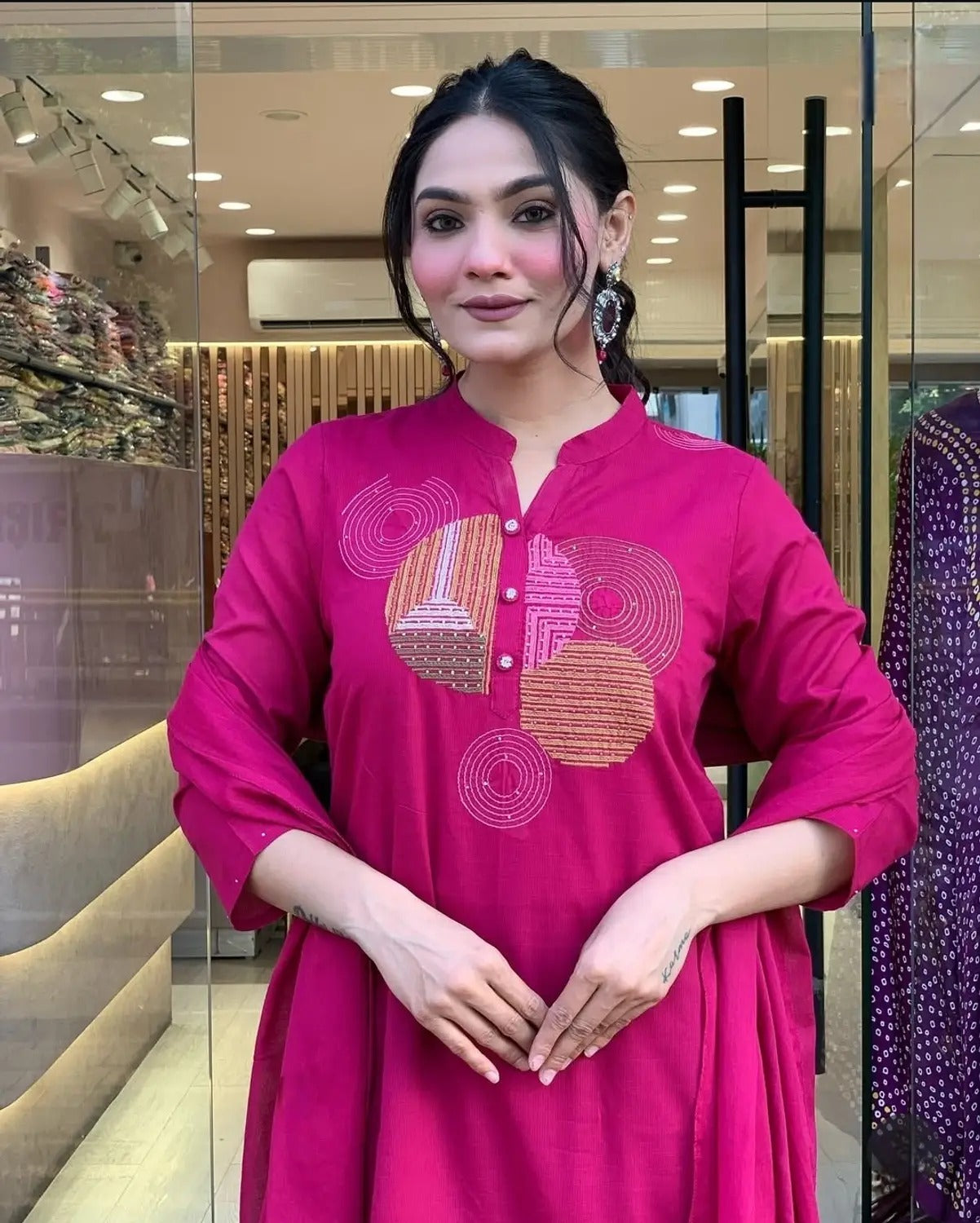 Natalie Embroidered Suit