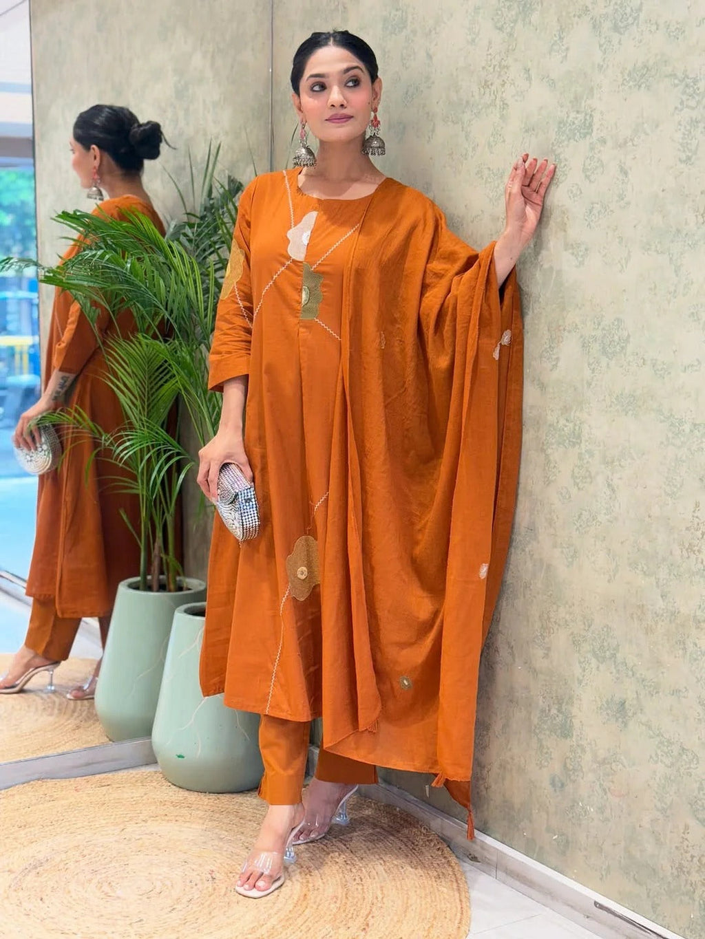 Natalie Embroidered Suit