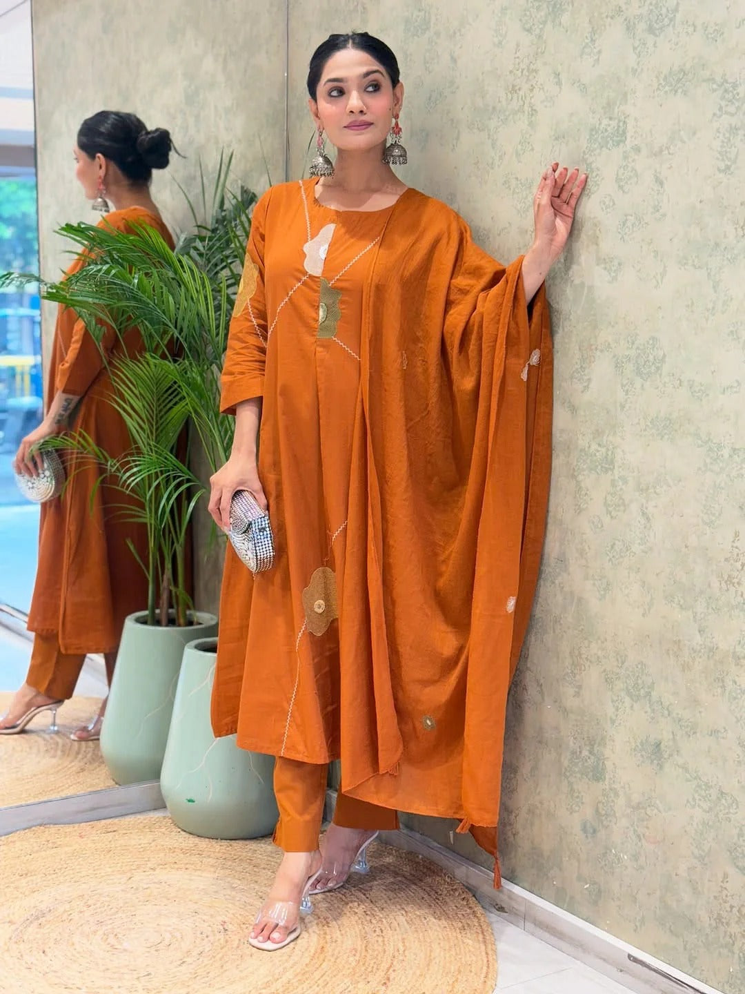 Natalie Embroidered Suit