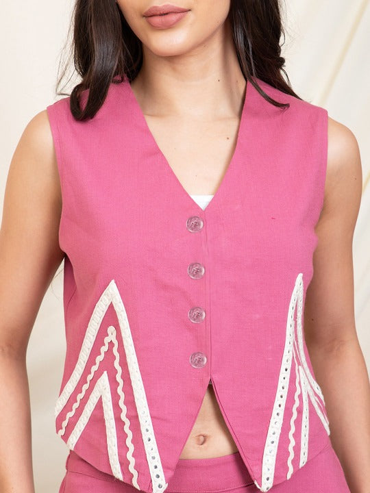 Zoey Waist Coat Co-Ords